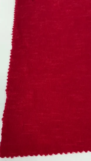 Tessuto di lana con ago grosso con giuntura elastica in bambù Tr Tessuto a maglia Tr tessuto a doppia tintura